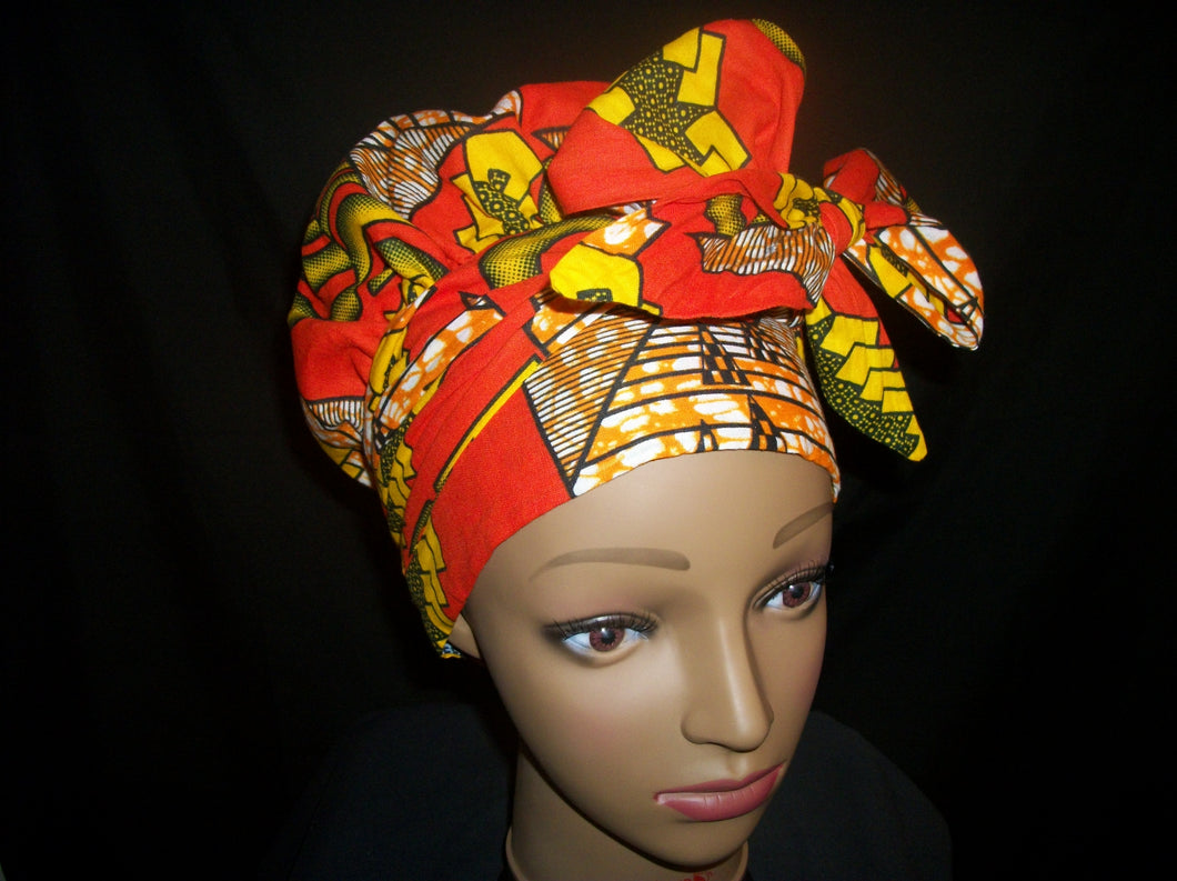 African Print Head Wrap