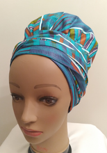 Load image into Gallery viewer, Kente African Print Head Wrap
