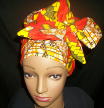 Load image into Gallery viewer, African Print Head Wrap
