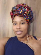 Load image into Gallery viewer, African Print Head Wrap
