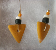 Load image into Gallery viewer, Fast Forward Mustard Earrings
